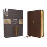 Nasb, Wide Margin Bible, Leathersoft, Brown, Red Letter, 1995 Text, Comfort Print
