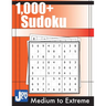 1000+ Sudoku: Medium, Hard, Expert and Extreme Puzzles for Adults