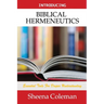 Introducing Biblical Hermeneutics: Bible Study Course