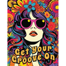 Get Your Groove On: An Absolutely Fabulous Hippie Adult Coloring Book
