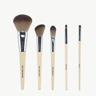 Lafeel Face and Eye Brush Set in Taupe - Vysn