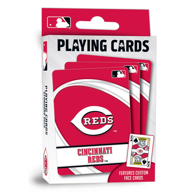Cincinnati Reds Playing Cards - 54 Card Deck by MasterPieces Puzzle Company INC