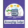 accounting ledgers for bookkeeping: Accounting General Ledge, sustained and long lasting tracking and record keeping Size:8.5"x11" in 100