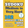 David Karn Sudoku - Medium to Very Hard Vol 2: 102 Puzzles, Extra Large Print, 42 pt font size, 1 puzzle per page