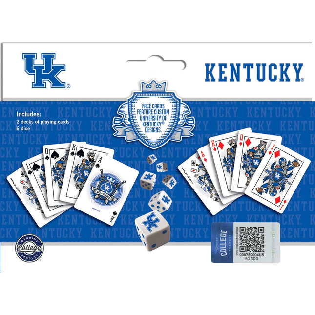 Kentucky Wildcats - 2-Pack Playing Cards & Dice Set by MasterPieces Puzzle Company INC