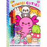 Kawaii Cuties: Coloring Book with Confetti Crayons and Stickers