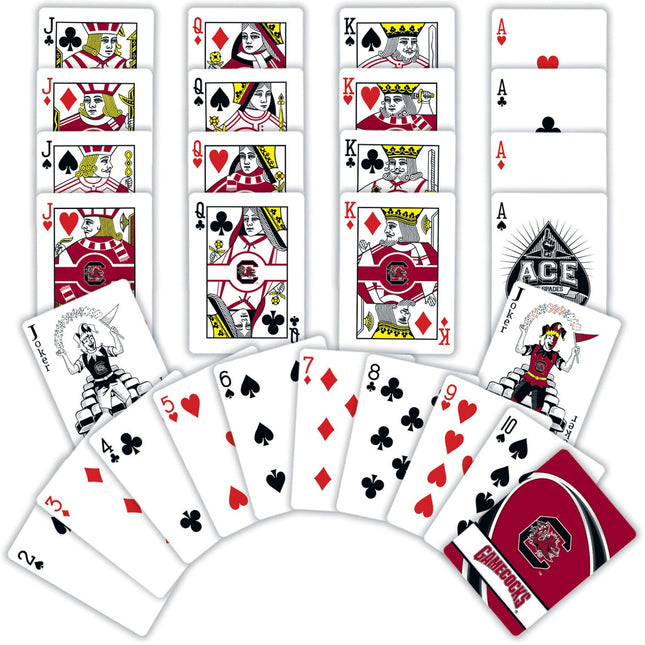 South Carolina Gamecocks Playing Cards - 54 Card Deck by MasterPieces Puzzle Company INC