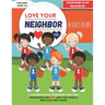 Love Your Neighbor Co.: Basketball - Coloring Book for Kids Ages 4, 5, and 6 - Preschool, Kindergarten: Girl and Boy Basketball Players, Court