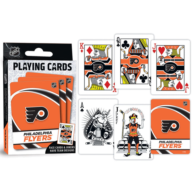 Philadelphia Flyers Playing Cards - 54 Card Deck by MasterPieces Puzzle Company INC