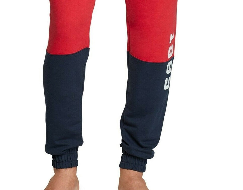 Tommy Hilfiger Men's Colorblocked Jogger Pajama Pants Mahogany Size 2 Extra Large by Steals
