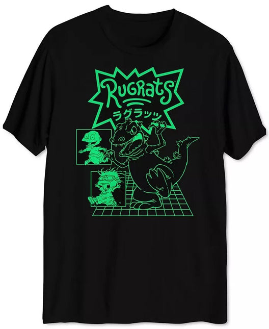 Hybrid Men's Reptar Rugrats Graphic T-Shirt Black Size Medium by Steals
