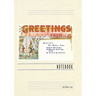 Vintage Lined Notebook Greetings from Des Moines, Tepees