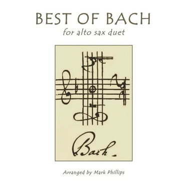 Best of Bach for Alto Sax Duet