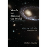 Words for Blessing the World: Poems in Hebrew and English