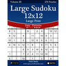 Large Sudoku 12x12 Large Print - Easy to Extreme - Volume 20 - 276 Puzzles