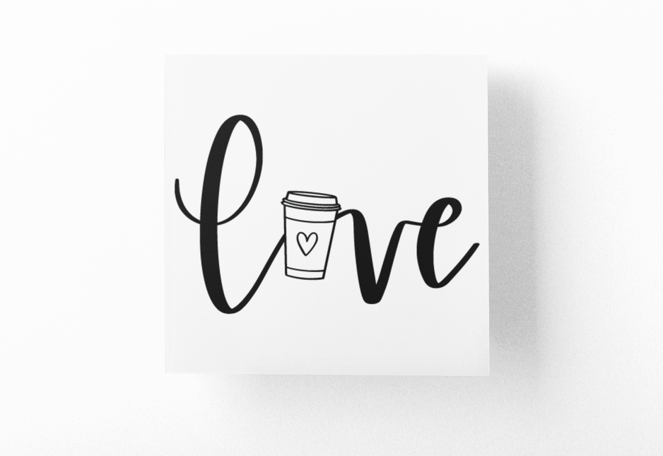 Coffee Love Sticker by WinsterCreations™ Official Store