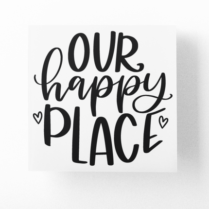 Our Happy Place Family Sticker by WinsterCreations™ Official Store