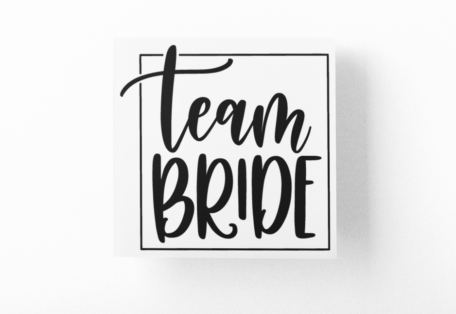 Team Bride Bridal Sticker by WinsterCreations™ Official Store