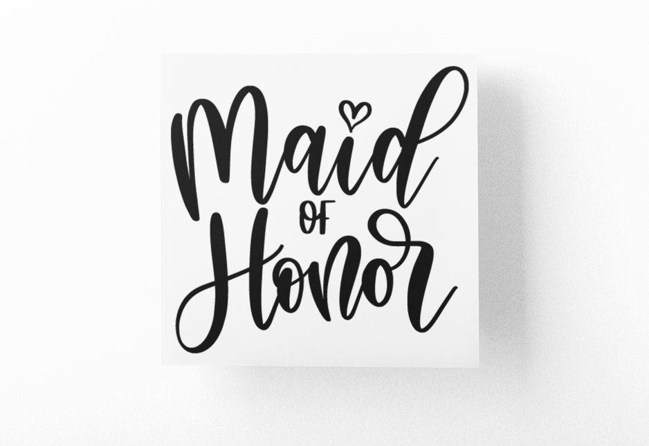 Maid Of Honor Bridal Sticker by WinsterCreations™ Official Store
