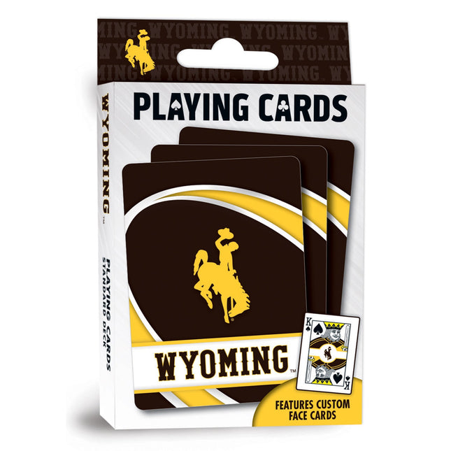 Wyoming Cowboys Playing Cards - 54 Card Deck by MasterPieces Puzzle Company INC
