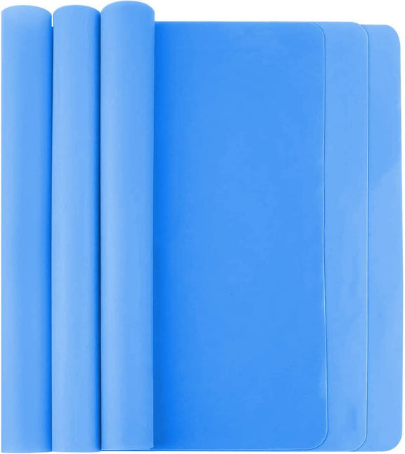 Blue Silicone Mat 3 Pack by Pixiss