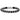 Men's Black Leather and Stainless Steel Braided Bracelet