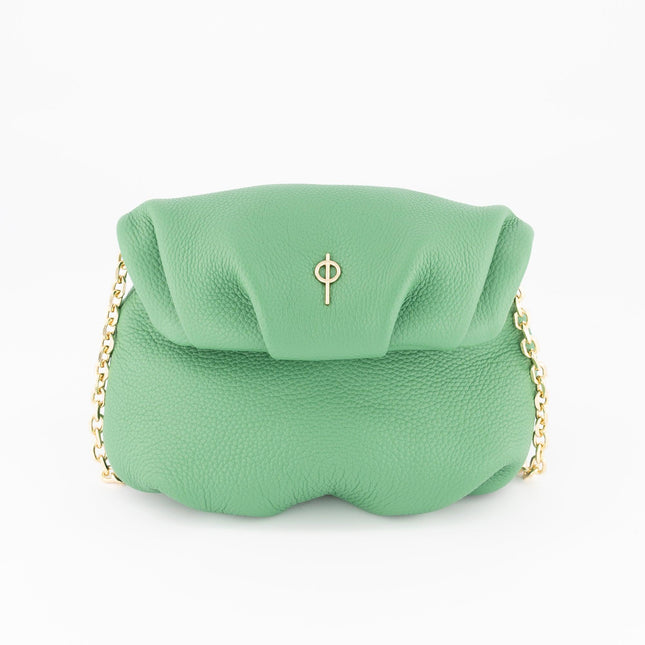 Mini Leda Floater Handbag Green by Ladiesse