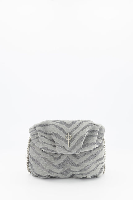 Mini Leda Handbag Zebra Grey by Ladiesse