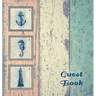NAUTICAL GUEST BOOK (Hardcover), Visitors Book, Guest Comments Book, Vacation Home Guest Book, Beach House Guest Book, Visitor Comments Book, Seaside