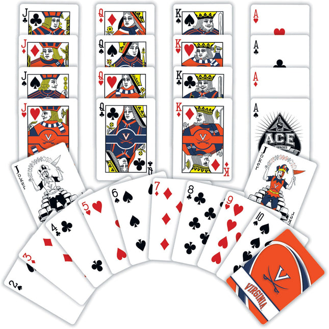 Virginia Cavaliers Playing Cards - 54 Card Deck by MasterPieces Puzzle Company INC