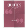 QUOTES Coloring book for adults: Inspirational Quotes and Positive Self-Affirmations (STRESS RELEIF) high quality paper, matte cover