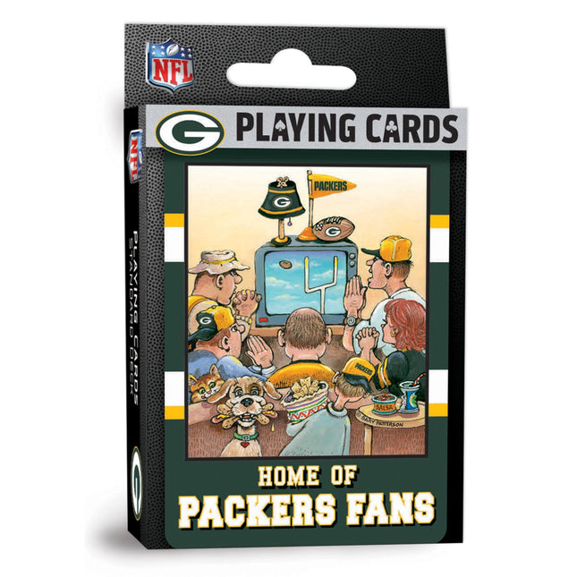 Green Bay Packers Fan Deck Playing Cards - 54 Card Deck by MasterPieces Puzzle Company INC
