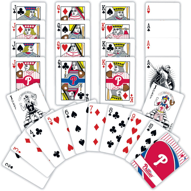 Philadelphia Phillies Playing Cards - 54 Card Deck by MasterPieces Puzzle Company INC