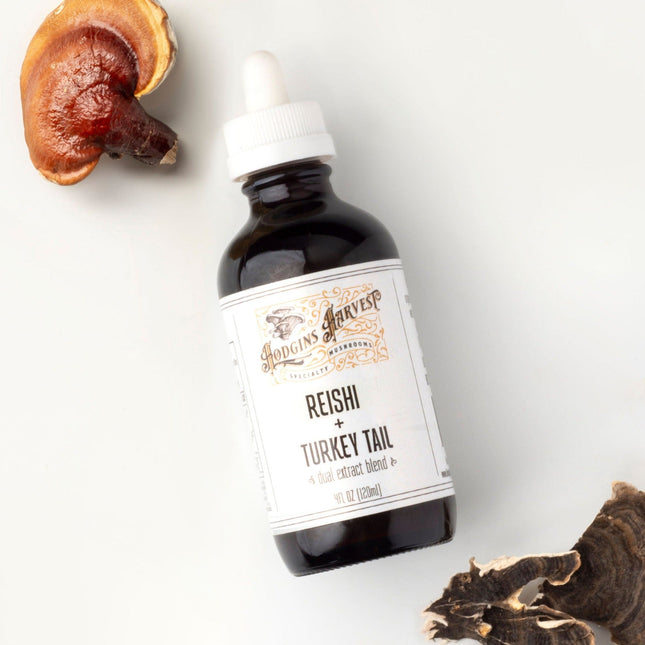 Reishi + Turkey Tail Dual Extract Tincture by Hodgins Harvest