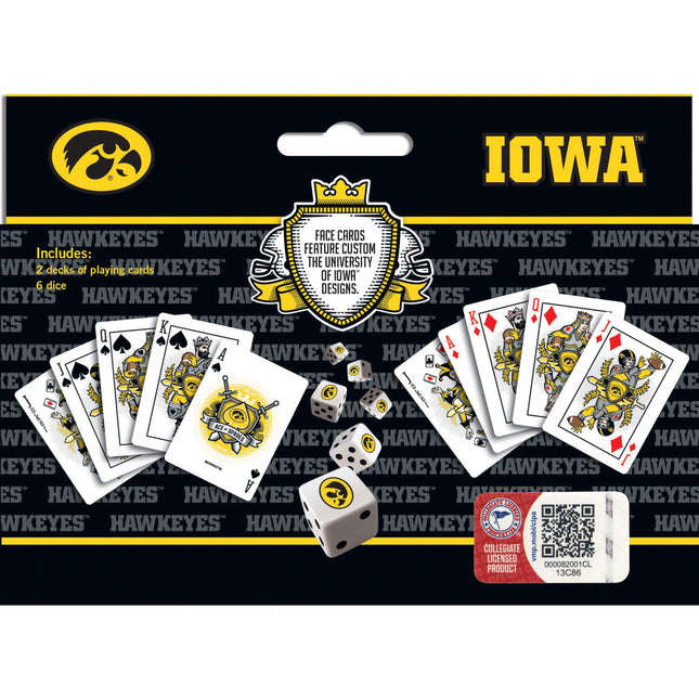 Iowa Hawkeyes - 2-Pack Playing Cards & Dice Set by MasterPieces Puzzle Company INC
