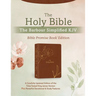 The Holy Bible: The Barbour Simplified KJV Bible Promise Book Edition [Chestnut Floral]: A Carefully Updated Edition of the Time-Tested King James Ver