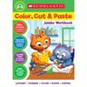 Color, Cut & Paste Jumbo Workbook