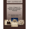 Christy V. Pridgeon U.S. Supreme Court Transcript of Record with Supporting Pleadings