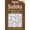 Jigsaw Sudoku Puzzle Book for Adults: 200 Medium to Hard Puzzles 9x9 (Volume 2)