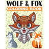 Wolf & Fox Coloring Book: For Adults of Mandala Style Designs for Stress Relief, Relaxation and Boost Creativity