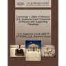 Cummings V. State of Missouri U.S. Supreme Court Transcript of Record with Supporting Pleadings