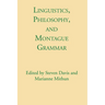 Linguistics, Philosophy, and Montague Grammar
