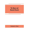 The manor and manorial records