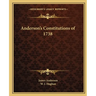 Anderson's Constitutions of 1738