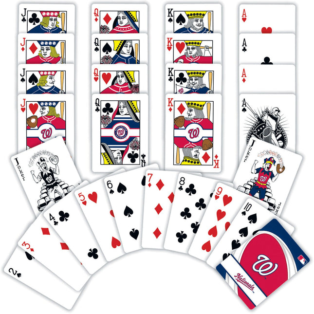 Washington Nationals Playing Cards - 54 Card Deck by MasterPieces Puzzle Company INC