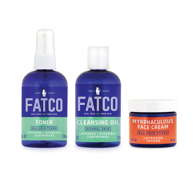 Facial Skincare Basics | Full Size, Normal/Combo Skin by FATCO Skincare Products