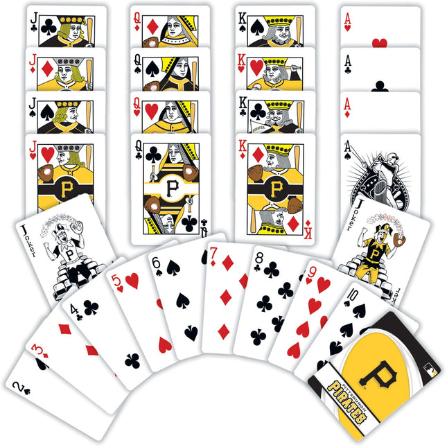 Pittsburgh Pirates Playing Cards - 54 Card Deck by MasterPieces Puzzle Company INC