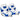 Set of 2 Folding Low Back Fishing Boat Seat with Stainless Steel Screws-Blue
