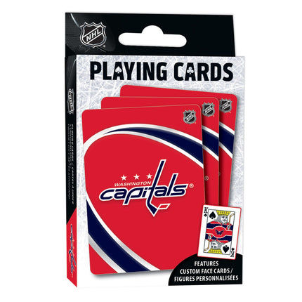Washington Capitals Playing Cards - 54 Card Deck by MasterPieces Puzzle Company INC
