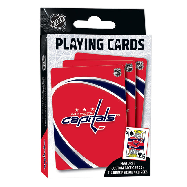 Washington Capitals Playing Cards - 54 Card Deck by MasterPieces Puzzle Company INC